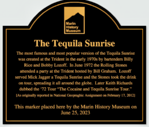 Trident Tequila Sunrise Plaque